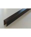 Кубообразная Рейка 50x30x50 Черный L=4м